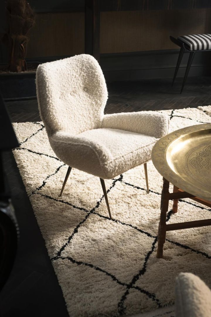 Wool and linen consistent texture Mammuth | Dedar Milano